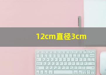 12cm直径3cm