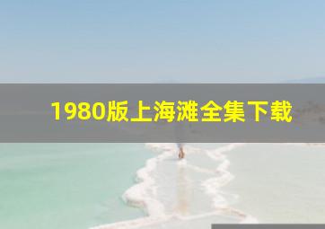 1980版上海滩全集下载