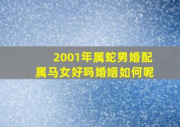 2001年属蛇男婚配属马女好吗婚姻如何呢