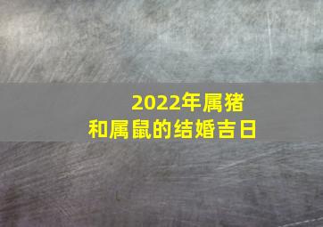 2022年属猪和属鼠的结婚吉日