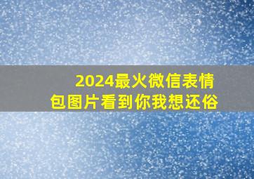 2024最火微信表情包图片看到你我想还俗