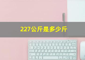 227公斤是多少斤