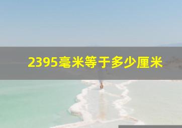 2395毫米等于多少厘米