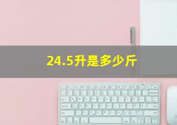 24.5升是多少斤