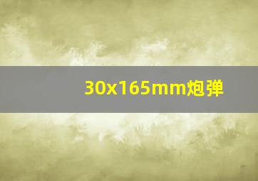 30x165mm炮弹