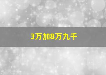 3万加8万九千