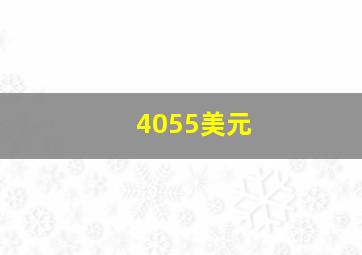 4055美元