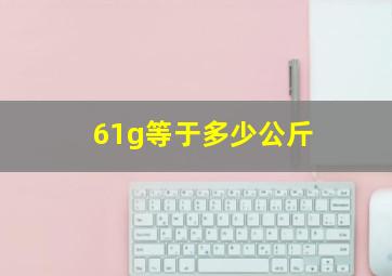 61g等于多少公斤