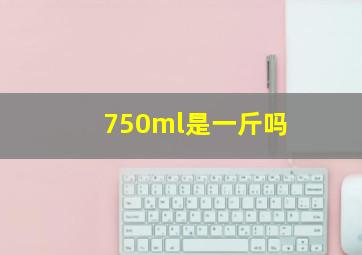 750ml是一斤吗