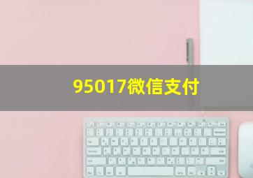 95017微信支付