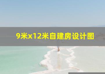 9米x12米自建房设计图