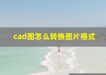 cad图怎么转换图片格式