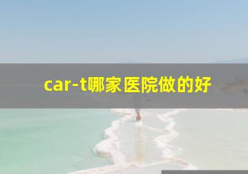 car-t哪家医院做的好