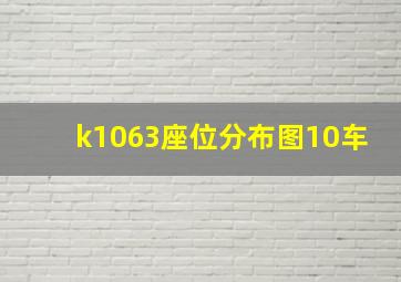 k1063座位分布图10车