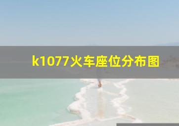 k1077火车座位分布图