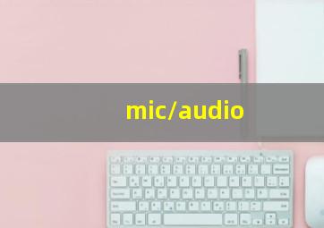 mic/audio