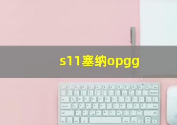 s11塞纳opgg