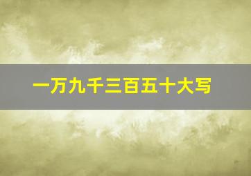 一万九千三百五十大写