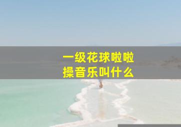 一级花球啦啦操音乐叫什么