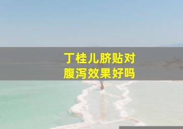 丁桂儿脐贴对腹泻效果好吗