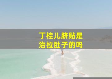 丁桂儿脐贴是治拉肚子的吗