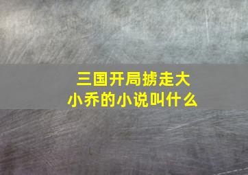 三国开局掳走大小乔的小说叫什么