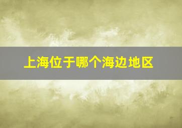 上海位于哪个海边地区