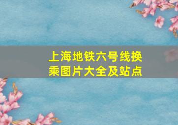 上海地铁六号线换乘图片大全及站点