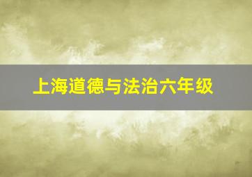 上海道德与法治六年级