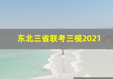 东北三省联考三模2021