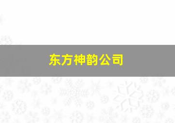 东方神韵公司