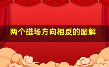 两个磁场方向相反的图解