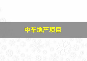 中车地产项目