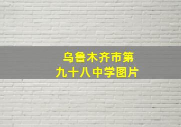 乌鲁木齐市第九十八中学图片