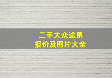 二手大众途昂报价及图片大全