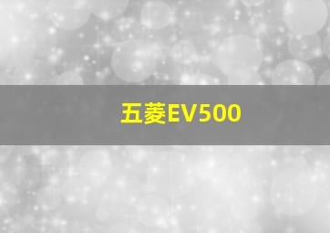 五菱EV500