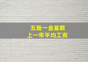 五险一金基数上一年平均工资