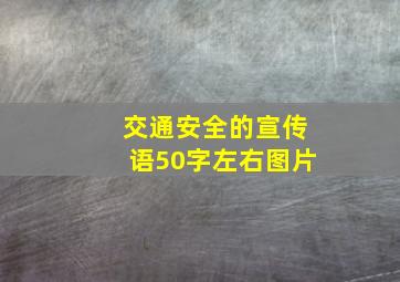 交通安全的宣传语50字左右图片