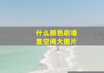 什么颜色刷墙显空间大图片