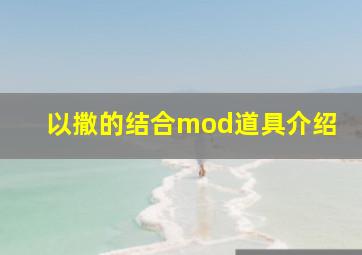 以撒的结合mod道具介绍