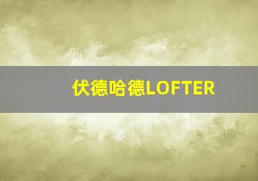 伏德哈德LOFTER