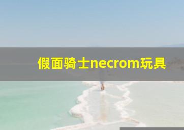 假面骑士necrom玩具