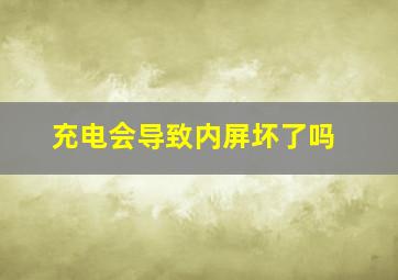 充电会导致内屏坏了吗