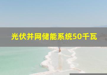 光伏并网储能系统50千瓦