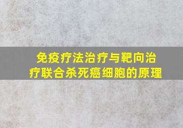 免疫疗法治疗与靶向治疗联合杀死癌细胞的原理