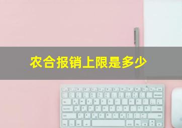 农合报销上限是多少