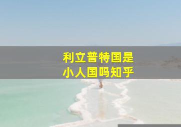 利立普特国是小人国吗知乎