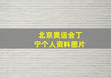 北京奥运会丁宁个人资料图片