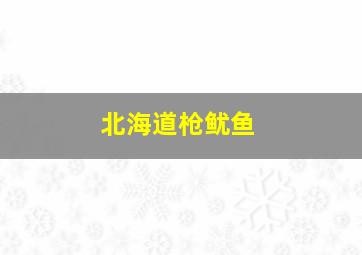 北海道枪鱿鱼