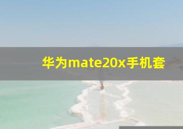 华为mate20x手机套